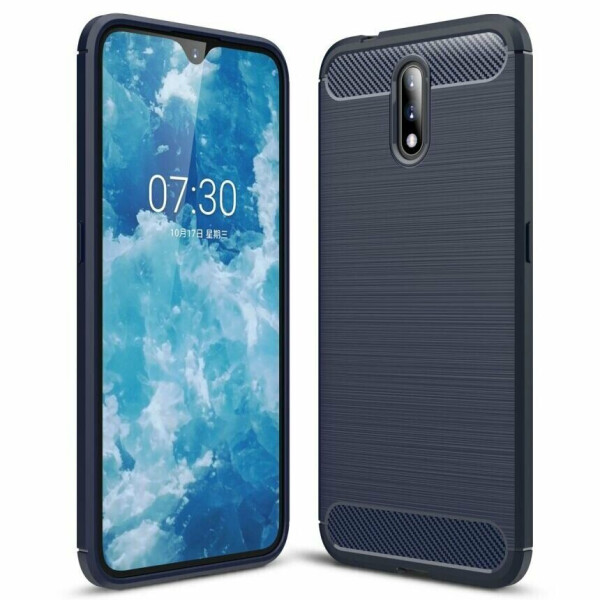 

Защитный чехол UniCase Carbon для Nokia 2.3 - Blue