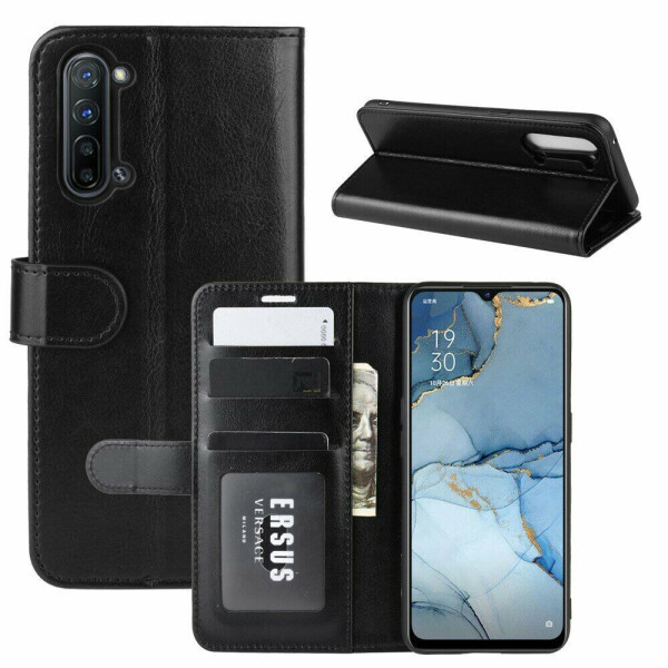 

Чехол-книжка Deexe Wallet Style для OPPO Reno 3 - Black