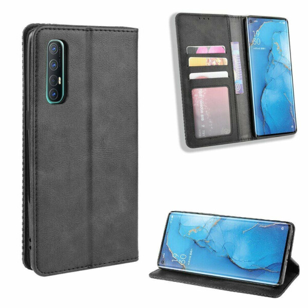 

Чехол Deexe Retro Style для OPPO Reno 3 Pro - Black