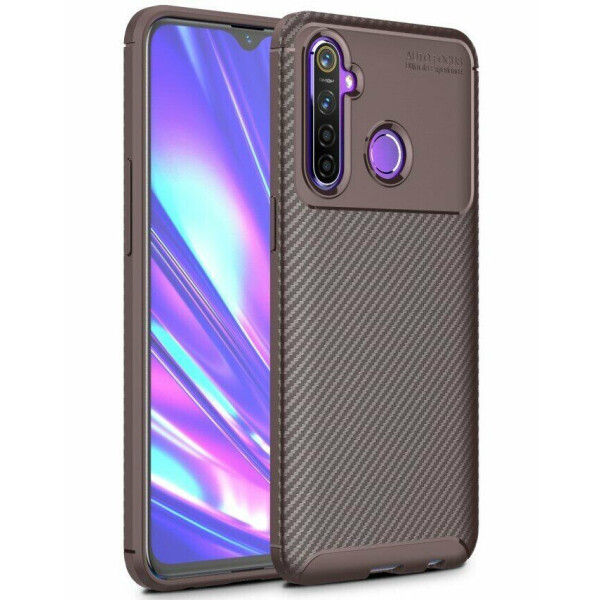 

Защитный чехол Deexe Fusion для Realme 5 - Coffee