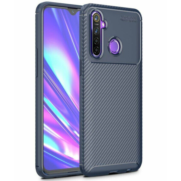 

Защитный чехол Deexe Fusion для Realme 5 - Blue