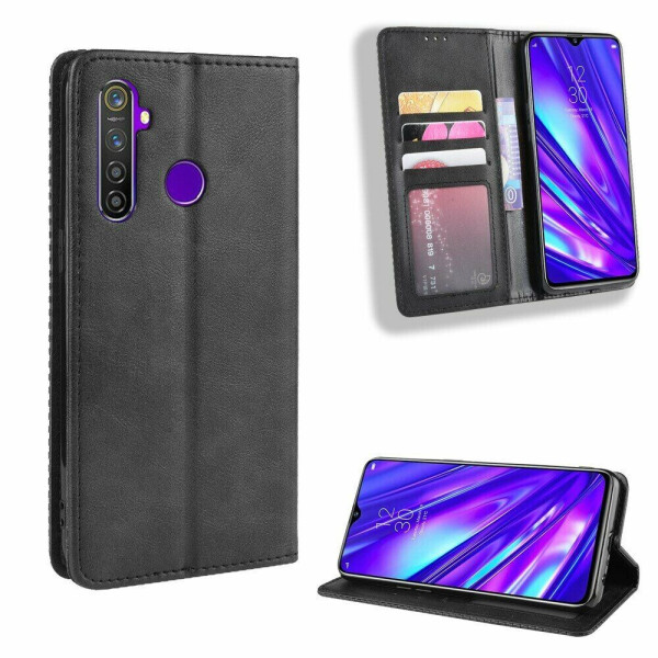 

Чехол Deexe Retro Style для Realme 5 - Black