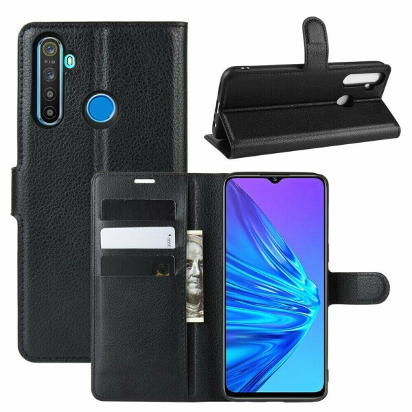 

Чехол-книжка Deexe Book Type для Realme 5 - Black