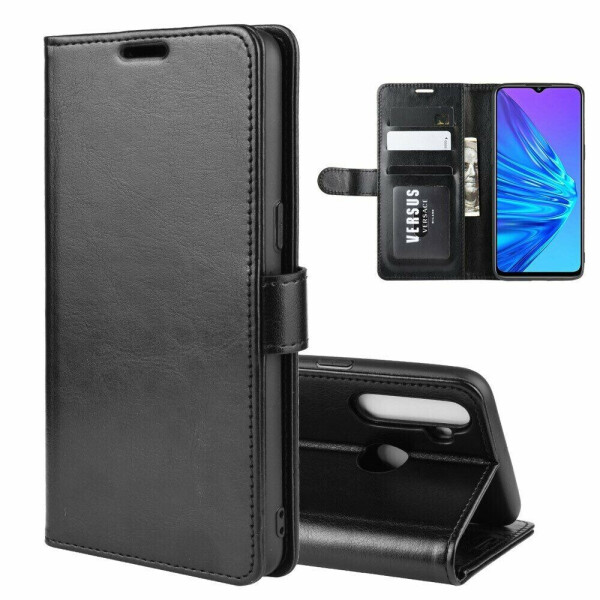 

Чехол-книжка Deexe Wallet Style для Realme 5 - Black