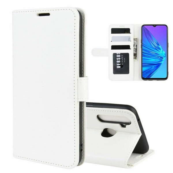 

Чехол-книжка Deexe Wallet Style для Realme 5 - White