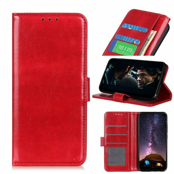 

Чехол-книжка Deexe Wallet Style для Realme 6 Pro - Red