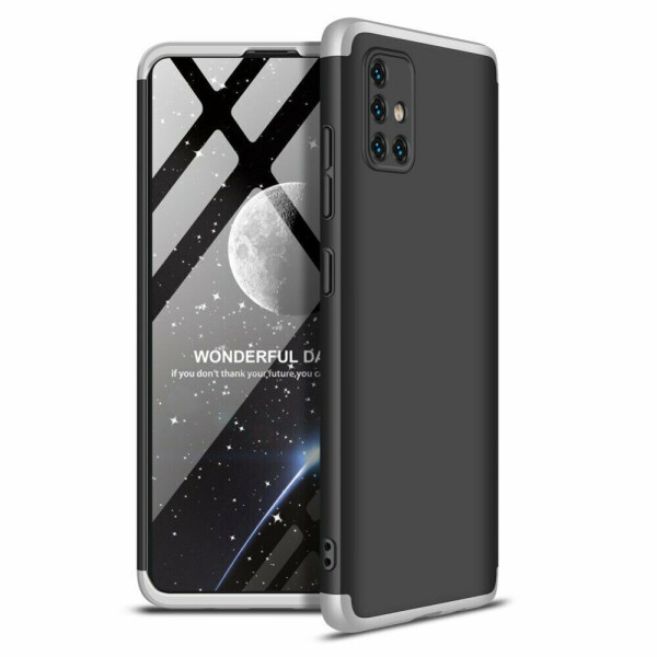 

Защитный чехол GKK Double Dip Case для Samsung Galaxy A51 (А515) - Black / Silver
