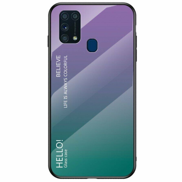 

Защитный чехол Deexe Gradient Color для Samsung Galaxy M31 (M315) - Purple / Green