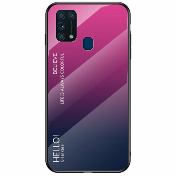 

Защитный чехол Deexe Gradient Color для Samsung Galaxy M31 (M315) - Dark Blue / Rose