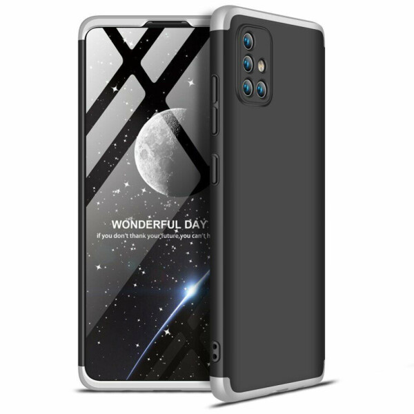 

Защитный чехол GKK Double Dip Case для Samsung Galaxy A71 (A715) - Black / Silver