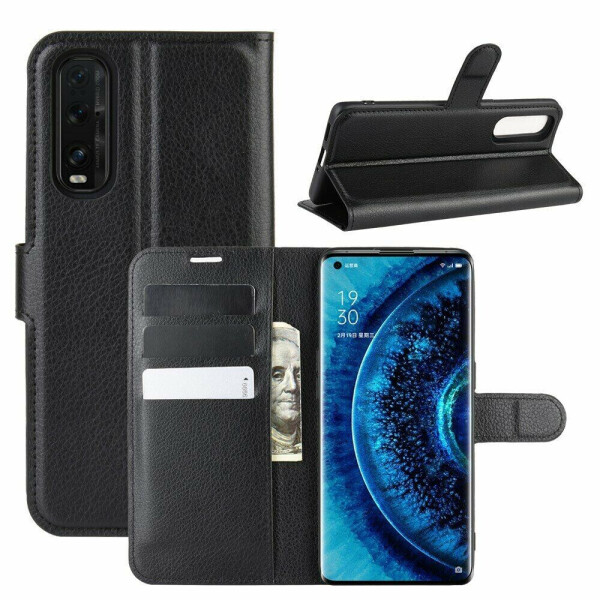 

Чехол-книжка Deexe Book Type для OPPO Find X2 - Black
