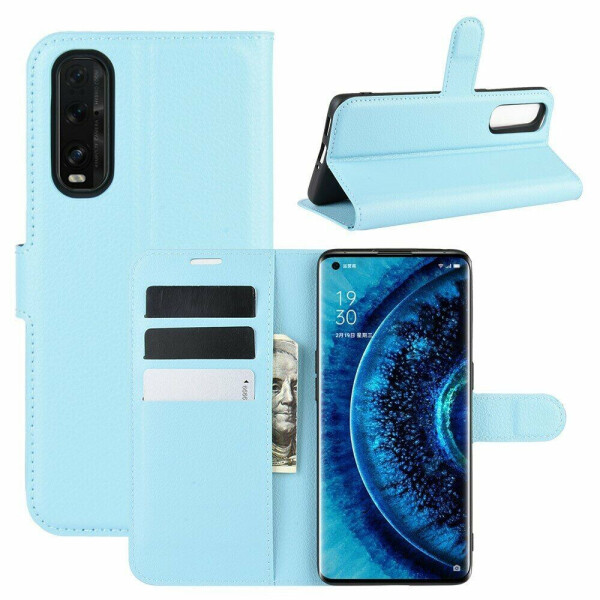 

Чехол-книжка Deexe Book Type для OPPO Find X2 - Blue