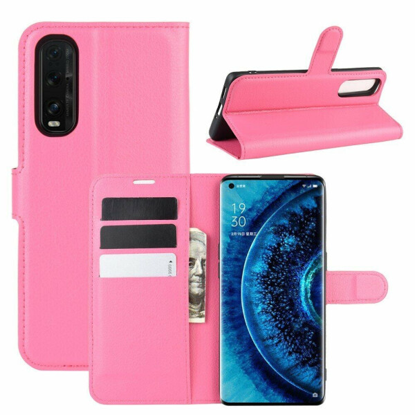 

Чехол-книжка Deexe Book Type для OPPO Find X2 - Rose