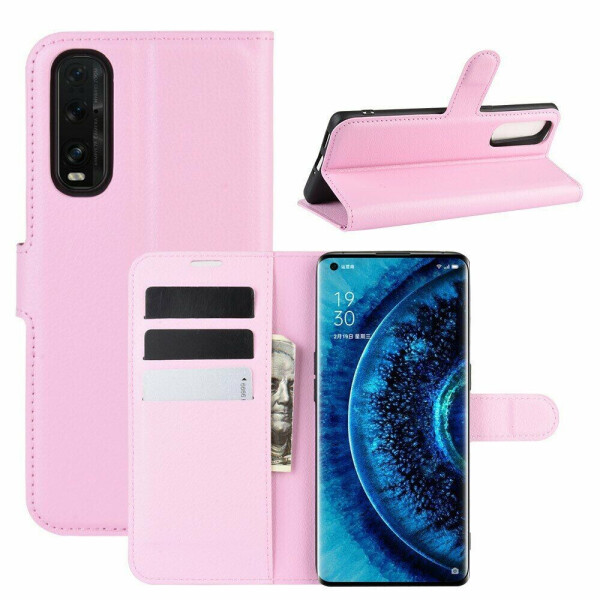 

Чехол-книжка Deexe Book Type для OPPO Find X2 - Pink