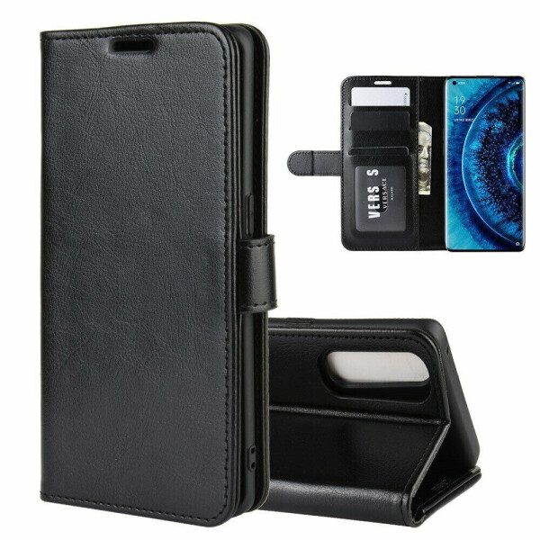 

Чехол-книжка Deexe Wallet Style для OPPO Find X2 - Black