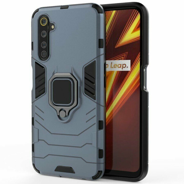 

Защитный чехол Deexe Hybrid Case для Realme 6 Pro - Blue
