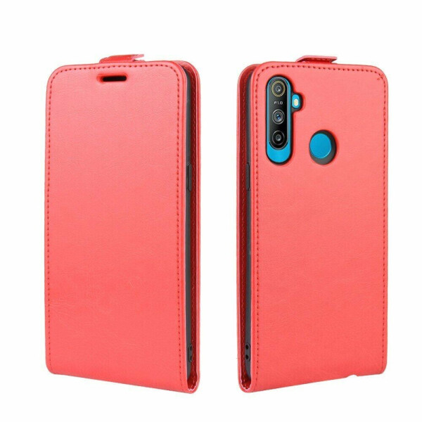

Чехол Deexe Flip Case для Realme 5 - Red