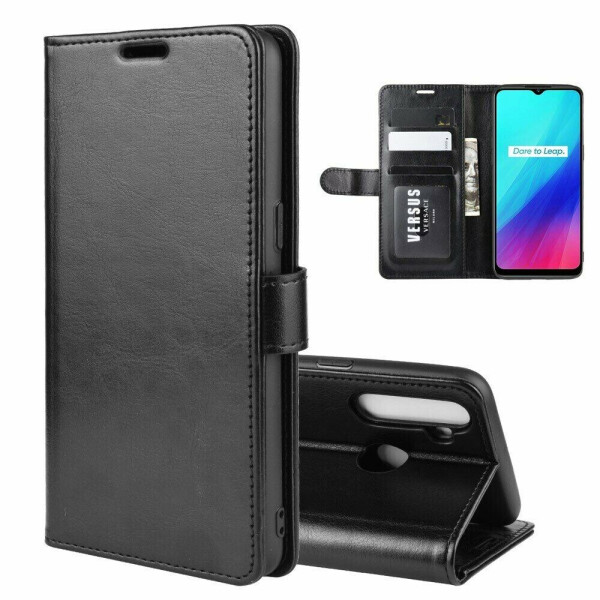 

Чехол-книжка Deexe Wallet Style для Realme 5 - Black