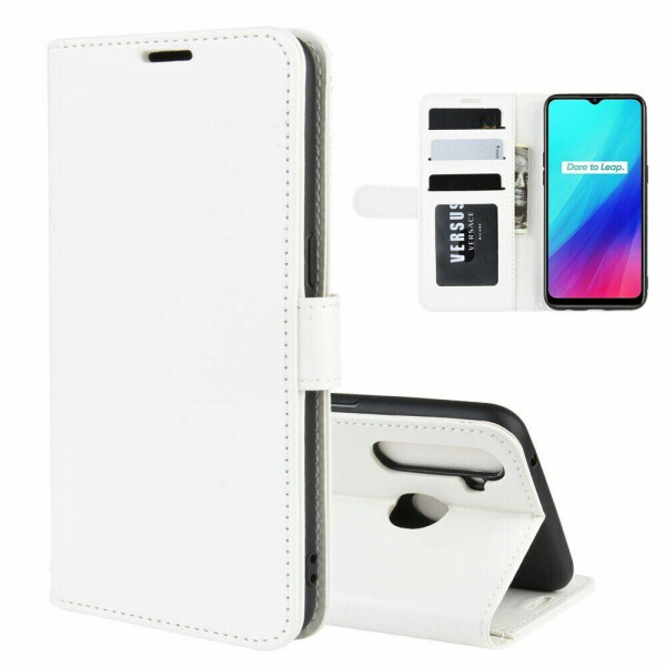 

Чехол-книжка Deexe Wallet Style для Realme 5 - White
