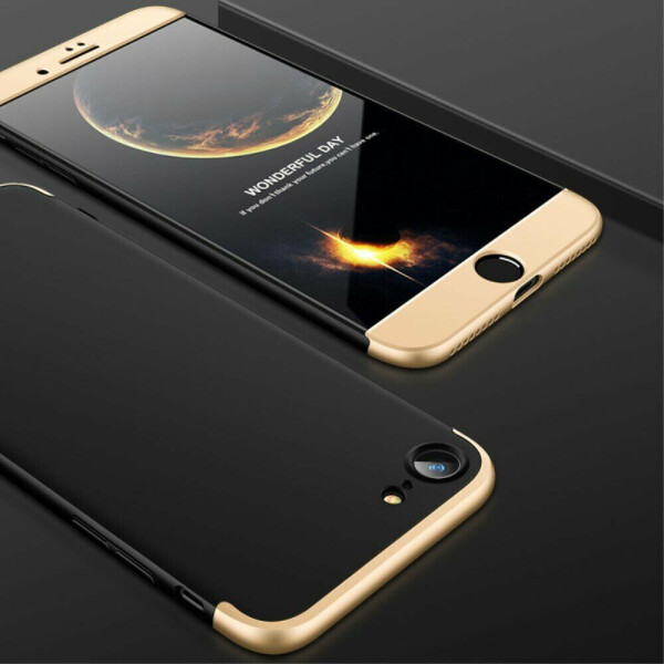 

Защитный чехол GKK Double Dip Case для iPhone SE 2 (2020) / iPhone 8 / iPhone 7 - Black / Gold