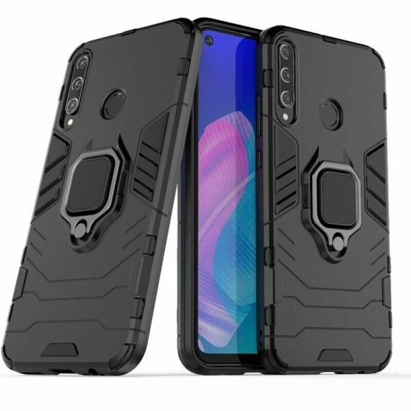 

Защитный чехол Deexe Hybrid Case для Huawei P40 Lite E - Black