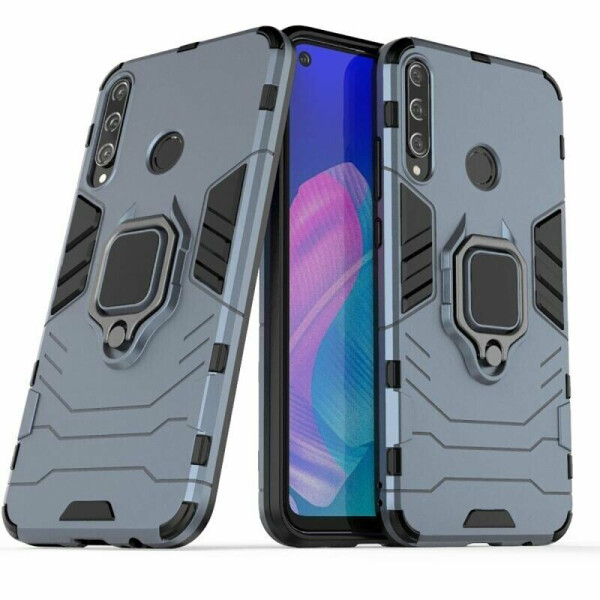 

Защитный чехол Deexe Hybrid Case для Huawei P40 Lite E - Blue