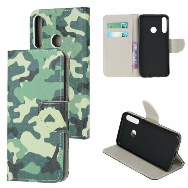 

Чехол-книжка Deexe Color Wallet для Huawei P40 Lite E - Camouflage
