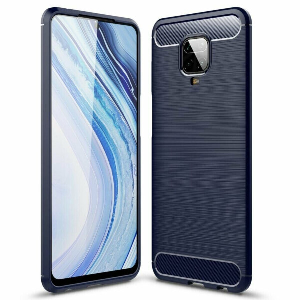 

Защитный чехол UniCase Carbon для Xiaomi Redmi Note 9 Pro / Note 9S / Note 9 Pro Max - Blue