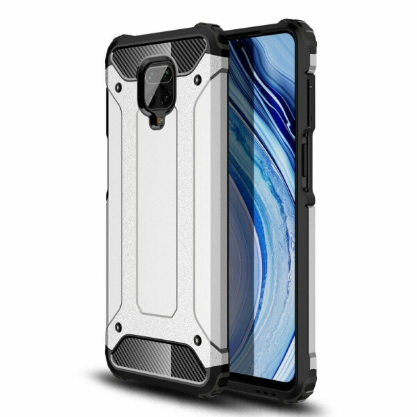 

Защитный чехол UniCase Rugged Guard для Xiaomi Redmi Note 9 Pro / Note 9S / Note 9 Pro Max - Silver