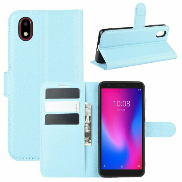 

Чехол-книжка Deexe Book Type для ZTE Blade A3 (2020) - Blue