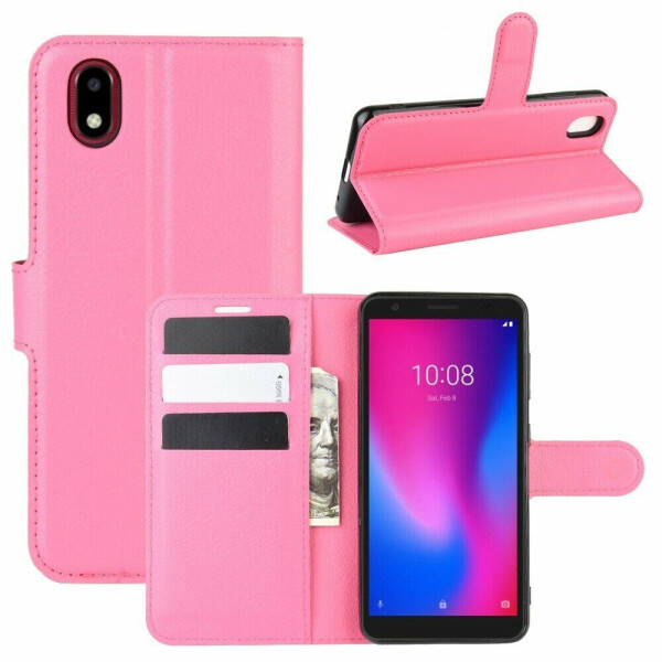 

Чехол-книжка Deexe Book Type для ZTE Blade A3 (2020) - Rose