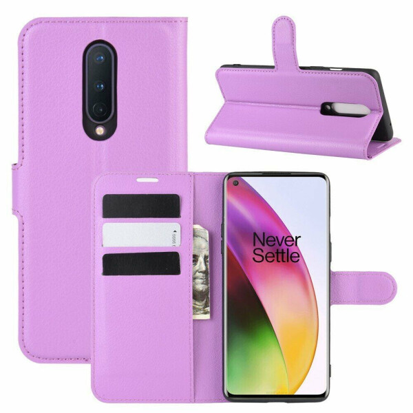 

Чехол-книжка Deexe Book Type для OnePlus 8 - Purple