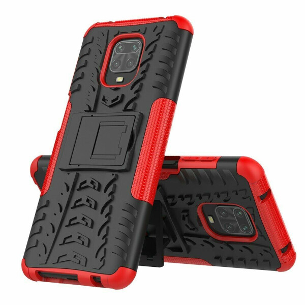 

Защитный чехол UniCase Hybrid X для Xiaomi Redmi Note 9 Pro / Note 9S / Note 9 Pro Max - Red