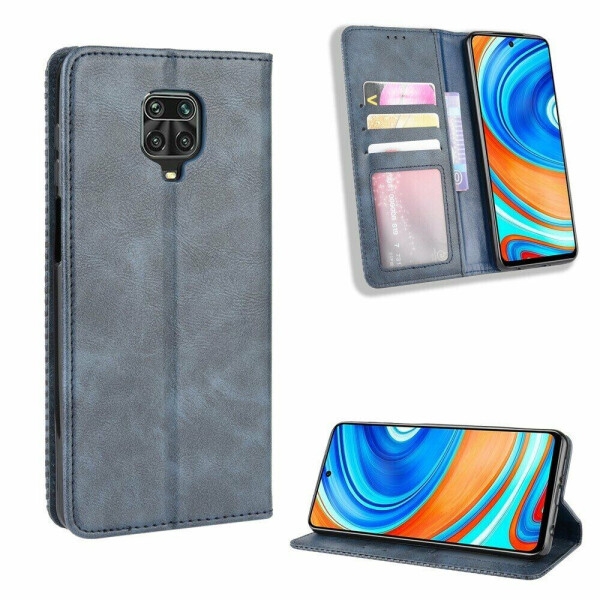 

Чехол Deexe Retro Style для Xiaomi Redmi Note 9 Pro Max / Redmi Note 9 Pro / Redmi Note 9s - Blue