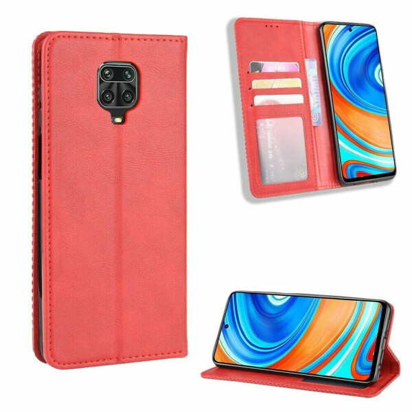 

Чехол Deexe Retro Style для Xiaomi Redmi Note 9 Pro Max / Redmi Note 9 Pro / Redmi Note 9s - Red