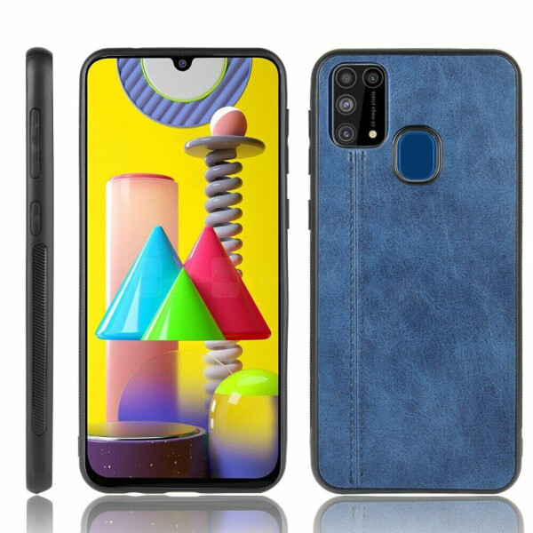 

Защитный чехол UniCase Leather Series для Samsung Galaxy M31 (M315) - Blue