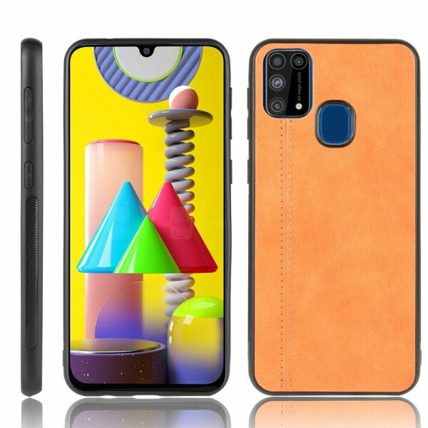 

Защитный чехол UniCase Leather Series для Samsung Galaxy M31 (M315) - Yellow
