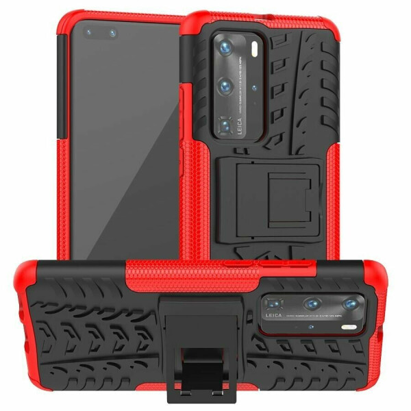

Защитный чехол UniCase Hybrid X для Huawei P40 Pro - Black / Red