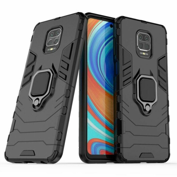 

Защитный чехол Deexe Hybrid Case для Xiaomi Redmi Note 9 Pro / Note 9S / Note 9 Pro Max - Black