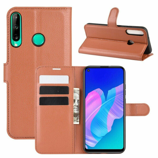 

Чехол-книжка Deexe Book Type для Huawei P40 Lite E - Brown