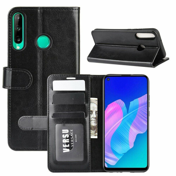

Чехол-книжка Deexe Wallet Style для Huawei P40 Lite E - Black