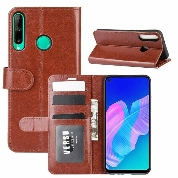 

Чехол-книжка Deexe Wallet Style для Huawei P40 Lite E - Brown