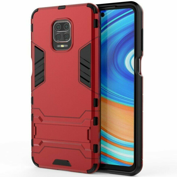 

Защитный чехол UniCase Hybrid для Xiaomi Redmi Note 9 Pro / Note 9S / Note 9 Pro Max - Red