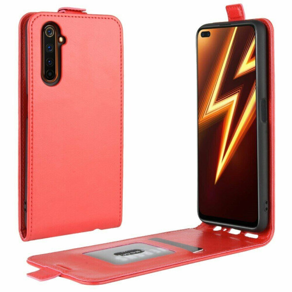 

Чехол Deexe Flip Case для Realme 6 Pro - Red