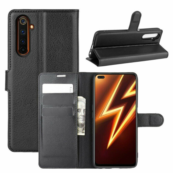 

Чехол-книжка Deexe Book Type для Realme 6 Pro - Black