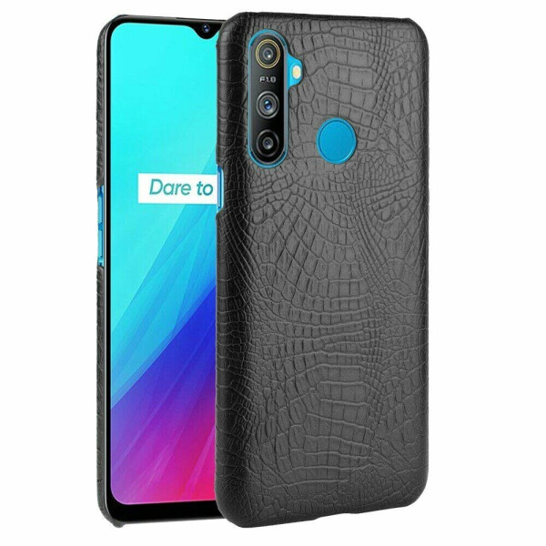 

Защитный чехол Deexe Croco Style для Realme C3 - Black