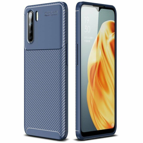 

Защитный чехол Deexe Fusion для OPPO A91 / OPPO Reno 3 - Blue