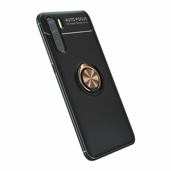 

Защитный чехол UniCase Magnetic Ring для OPPO A91 / OPPO Reno 3 - Black / Gold