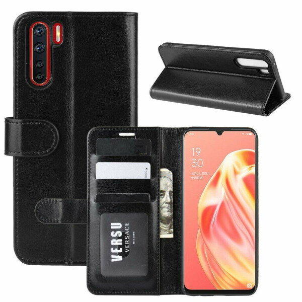 

Чехол-книжка Deexe Wallet Style для OPPO A91 / OPPO Reno 3 - Black