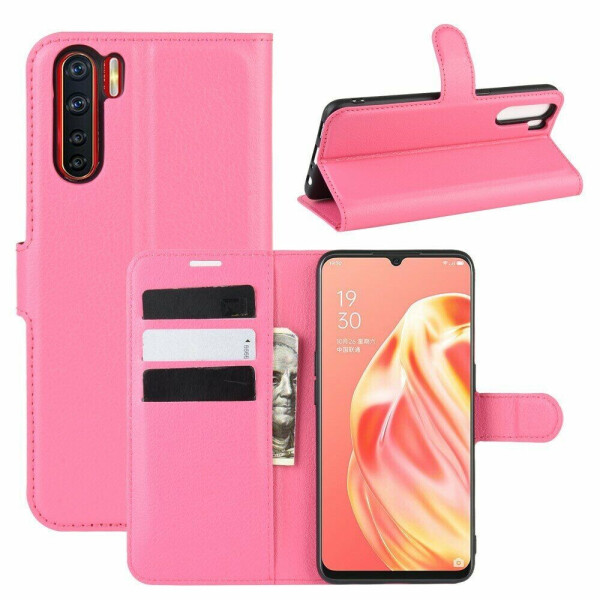 

Чехол-книжка Deexe Book Type для OPPO A91 / OPPO Reno 3 - Rose